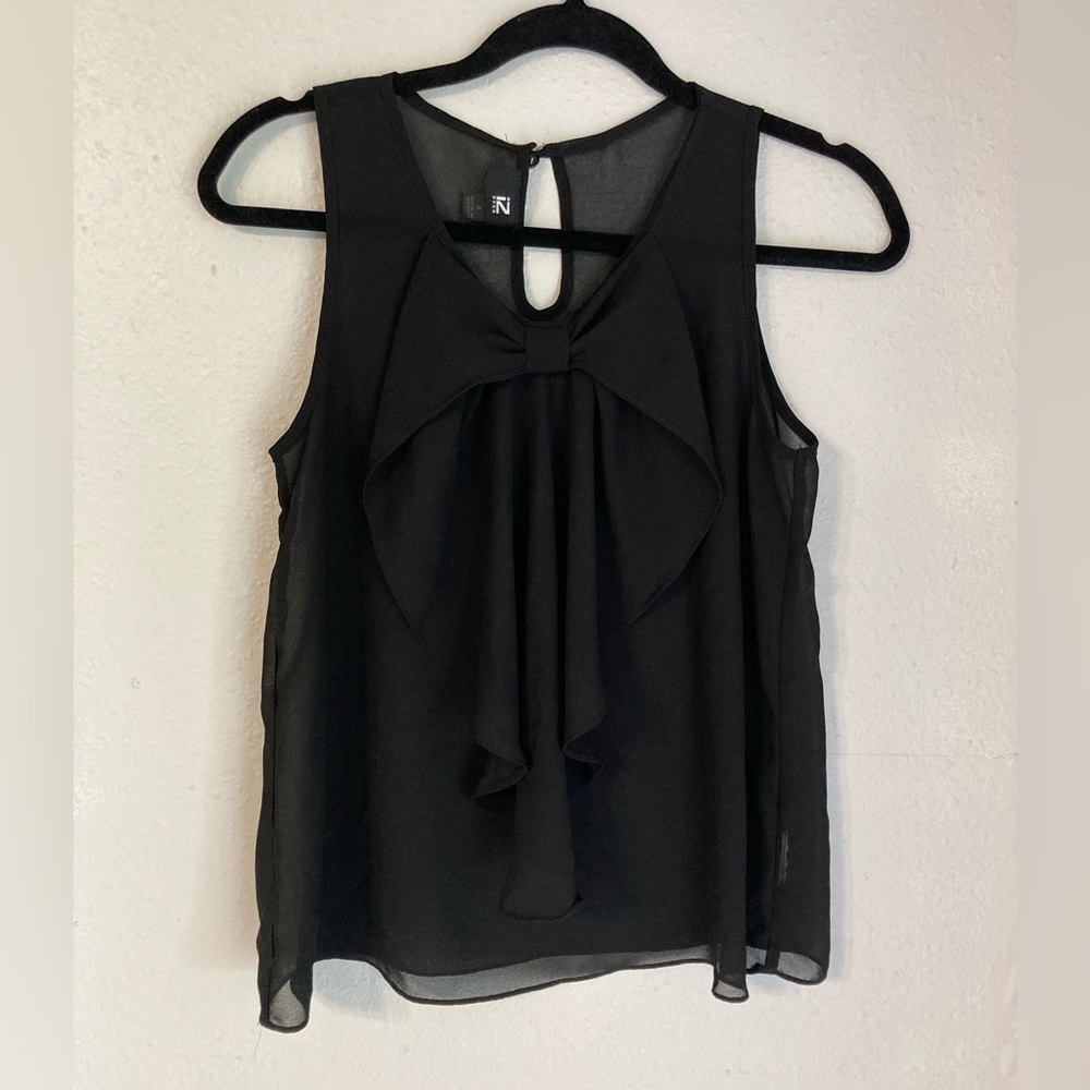 Elegant Black Sleeveless Top